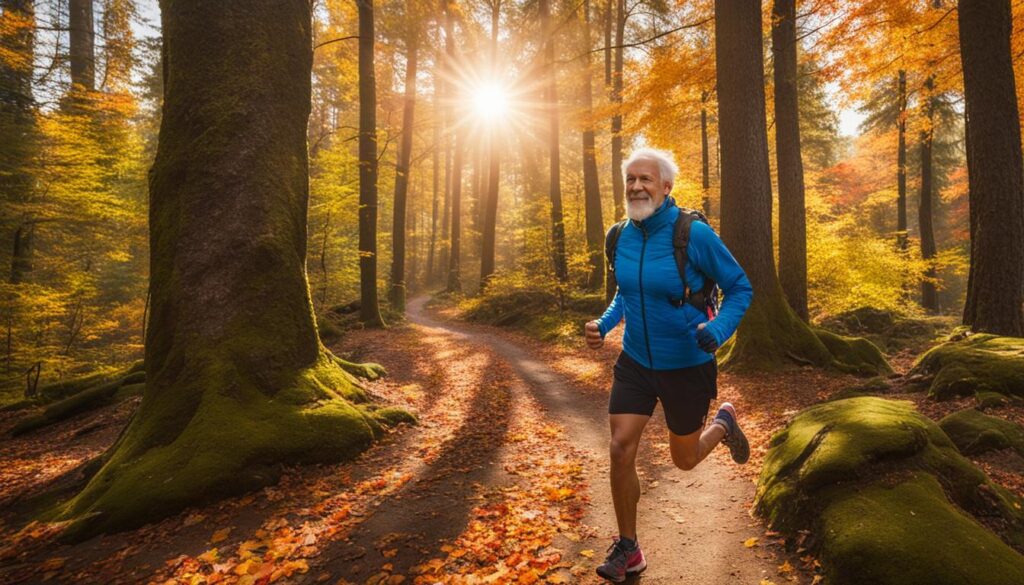 Senior-friendly trail running