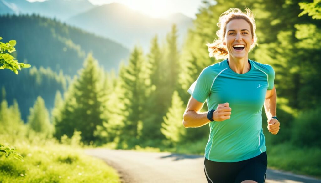 Running for emotional well-being
