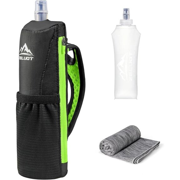 Running Water Bottle Handheld Soft Flask 500ml