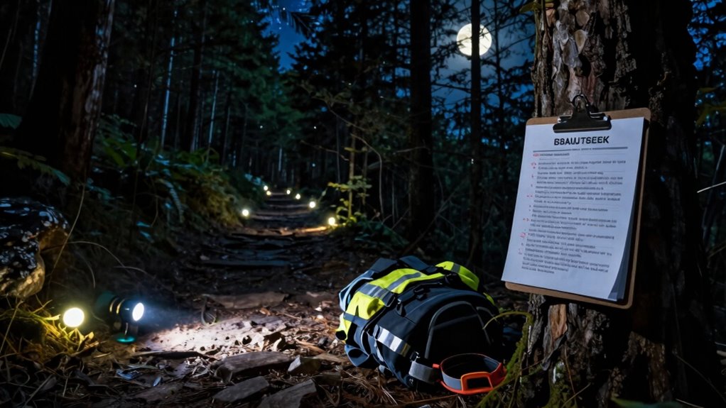 nighttime trail running essentials