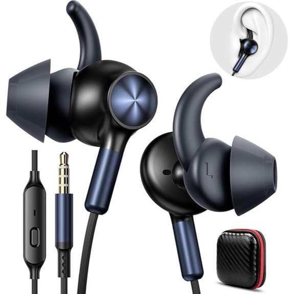 APETOO Wired Ear Buds: Noise-Isolating In-Ear Headphones