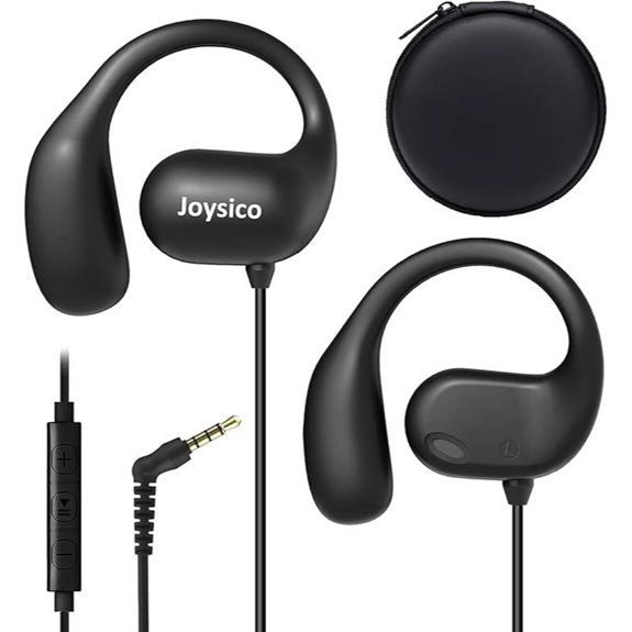 Joyico Open-Ear Headphones with Microphone and Case