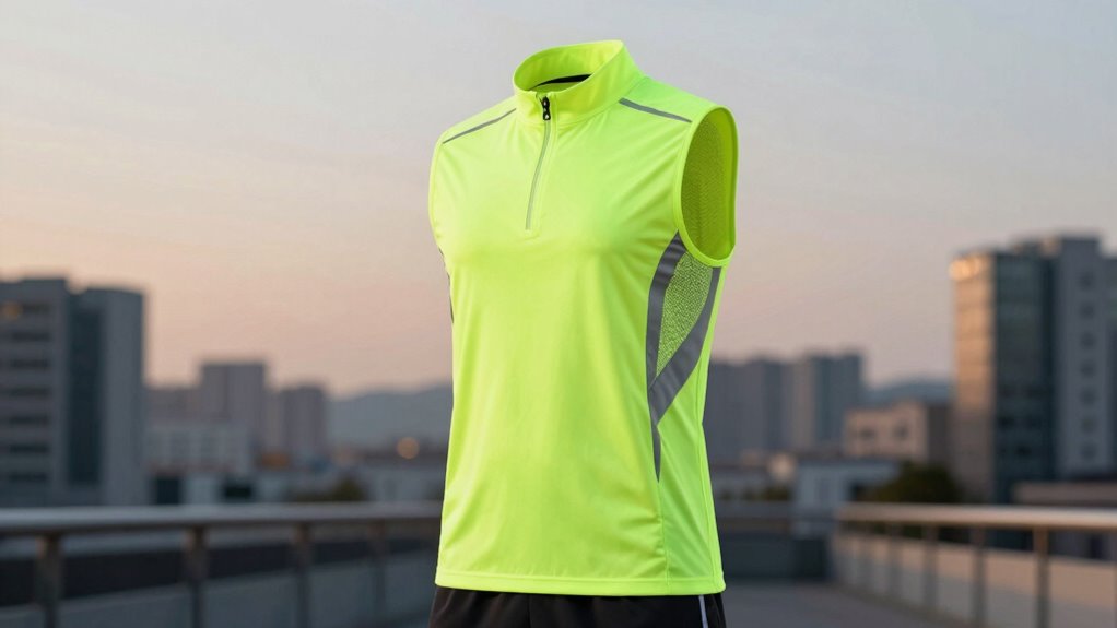slim fit high visibility vests