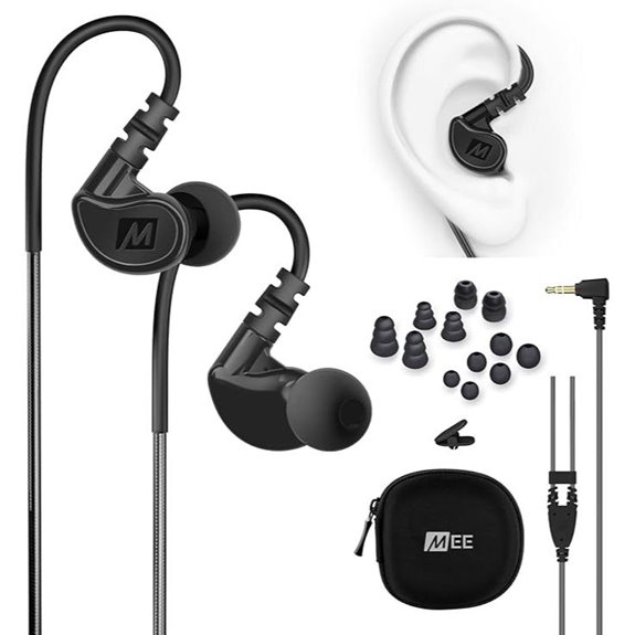 MEE Audio M6 Sport Earbuds with Bass
