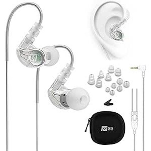 MEE Audio M6 Sport Earbuds with Bass