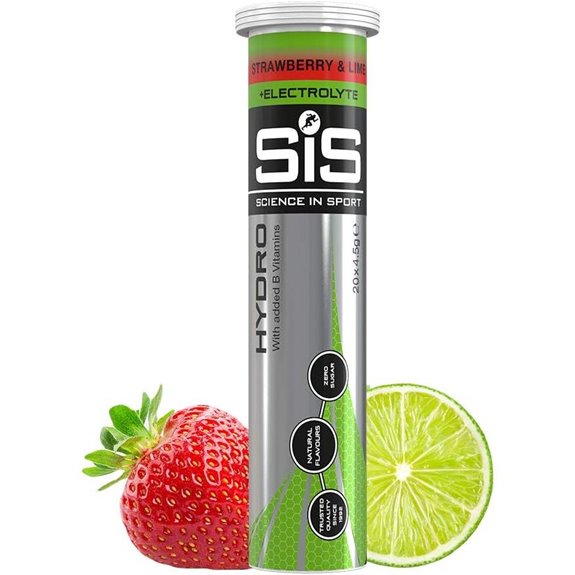 Science in Sport Hydro Electrolyte Tablets 20 Pack Strawberry Lime
