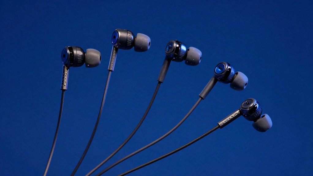 top corded running earphones