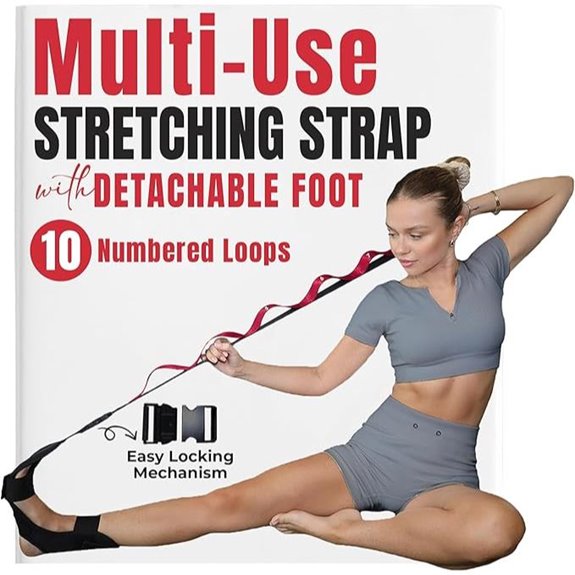 Stretch Strap with Loops for Full-Body Stretching
