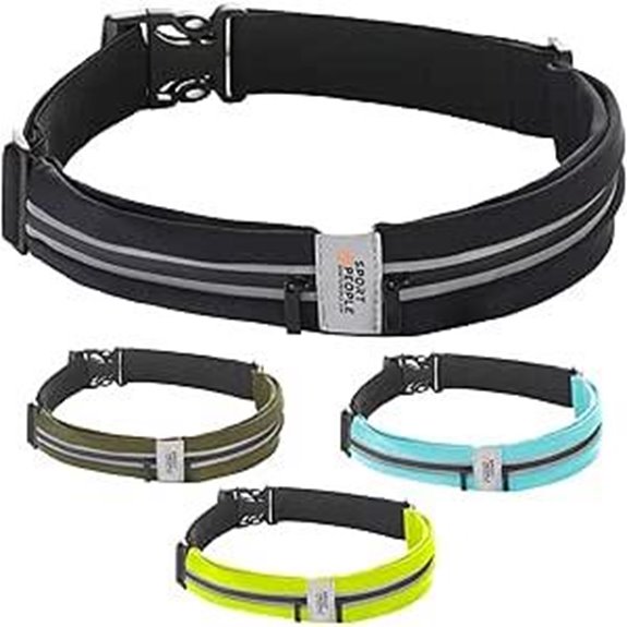 Slim Running Belt with Water-Resistant Phone Pouch