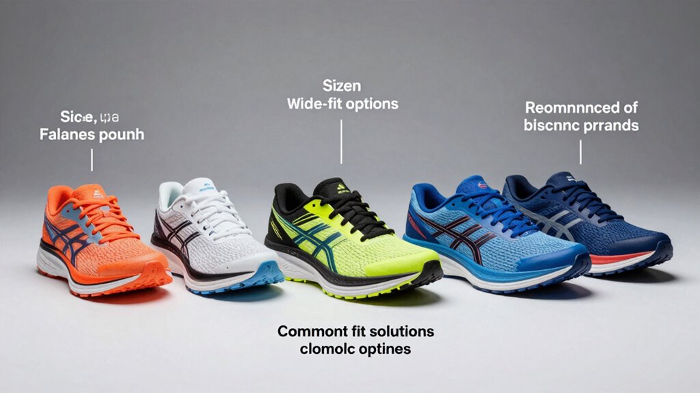 wide feet running solutions