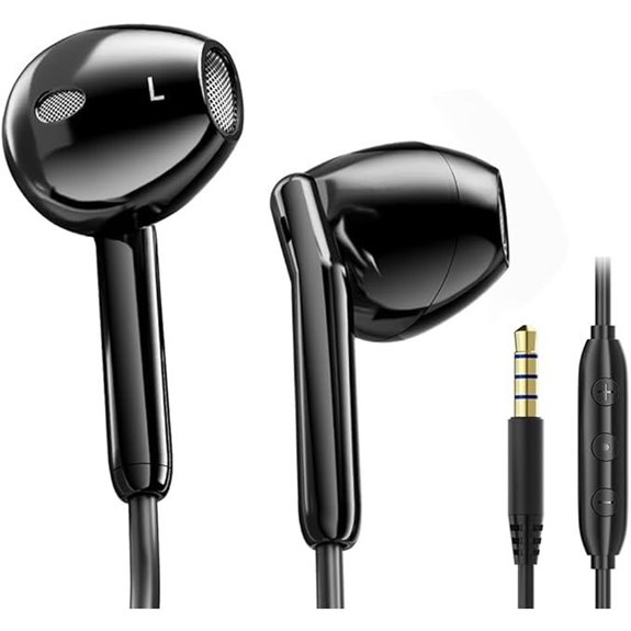 3.5mm Wired Earbuds with Microphone Headphones