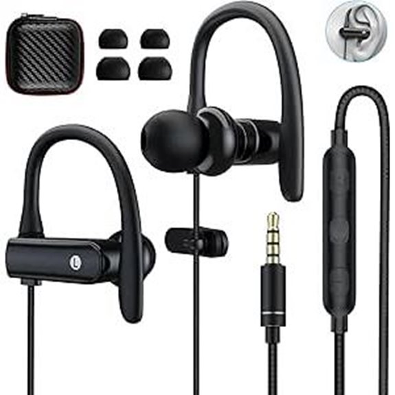 3.5mm Wired Earbuds with Mic for Samsung/Moto