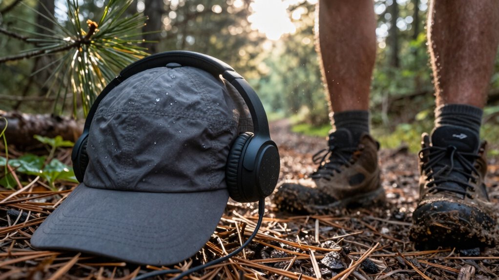 wired trail running headphones