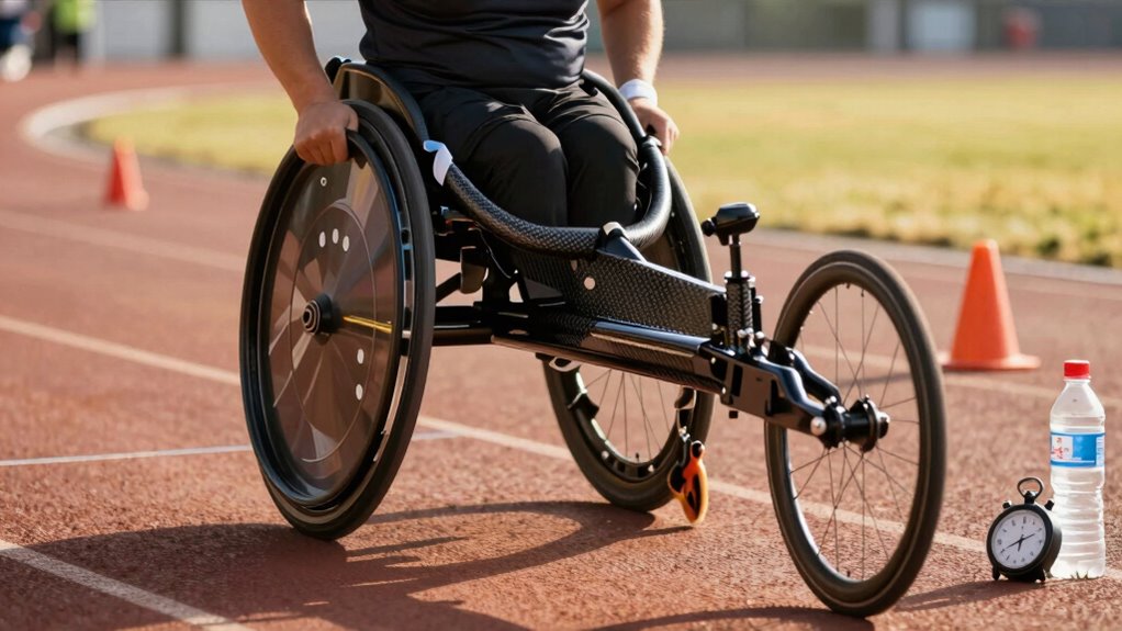 competitive wheelchair racing techniques